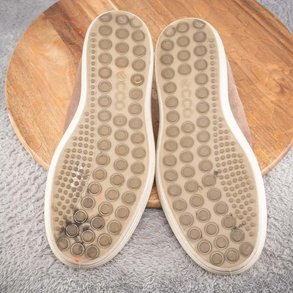 ECCO Men's Soft 7‎ Tan Suede Wallaby Sneaker Size US 7